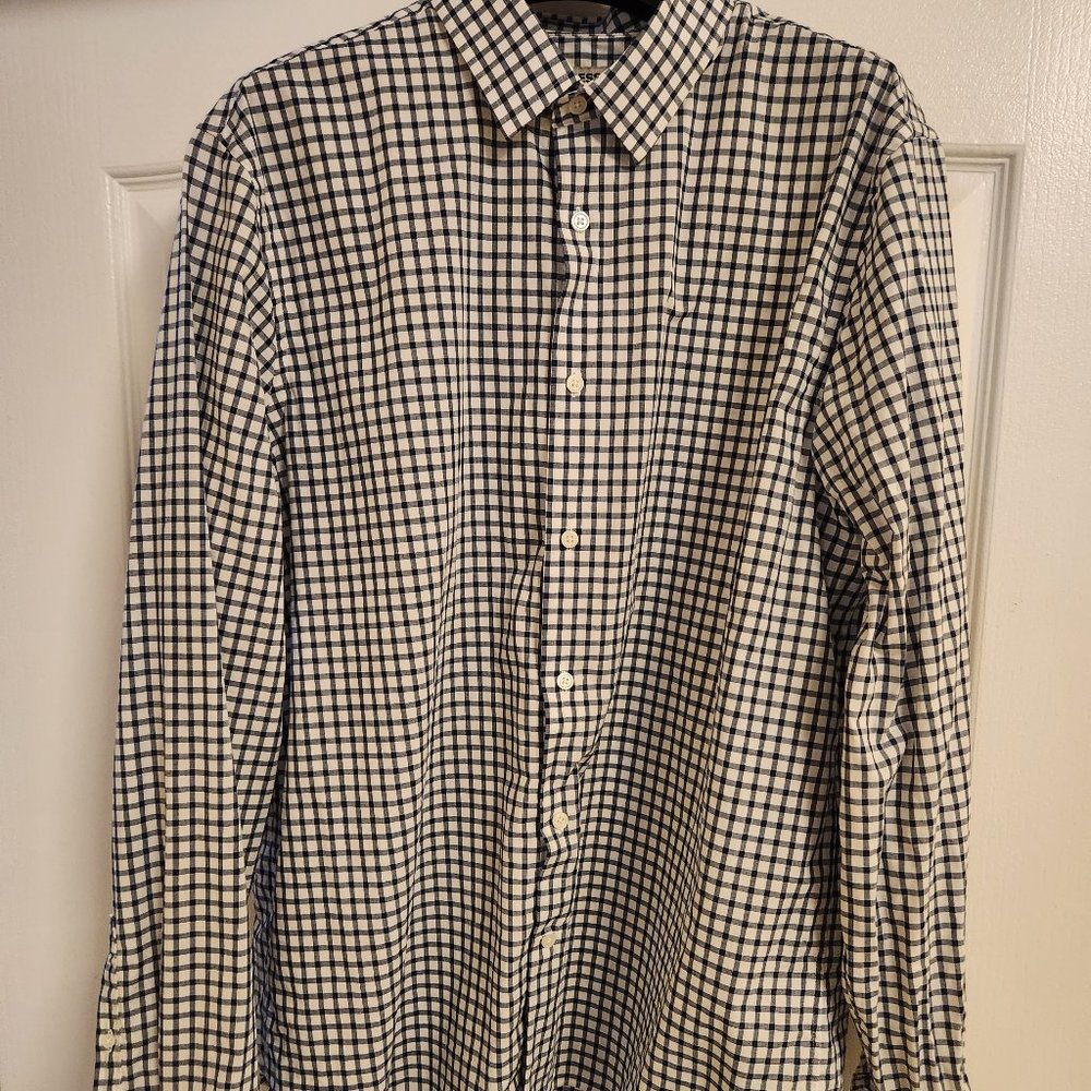 Express Men's long-sleeved dress shirt (Slim XL)